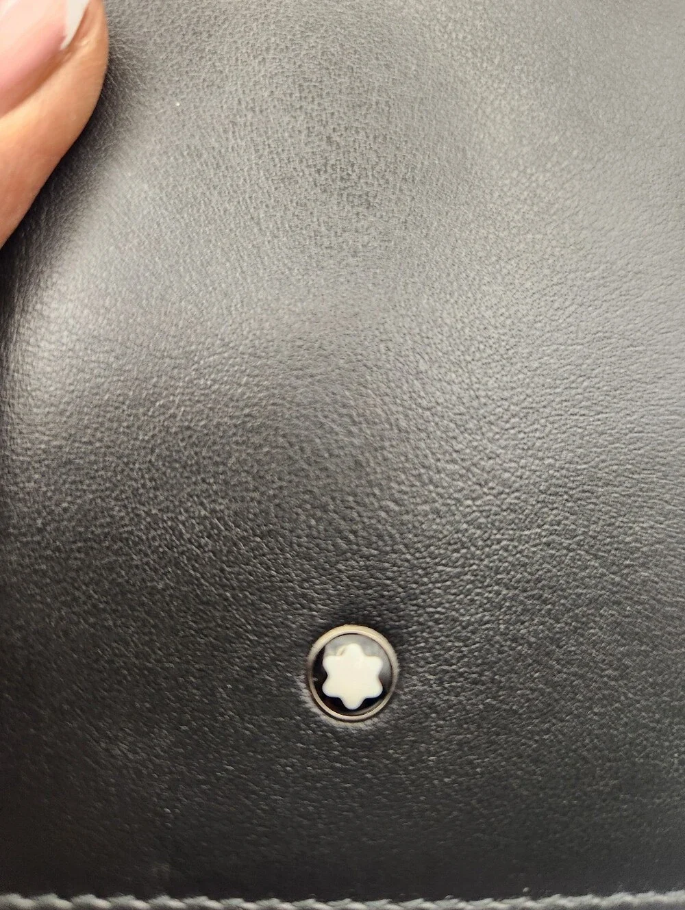 Montblanc For BMW Black Leather Business Card Holder